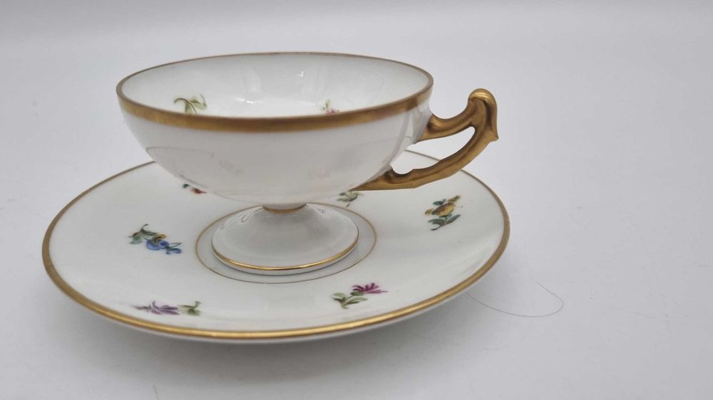 Filiżanka porcelanowa hugo scharf saalfeld Art Deco