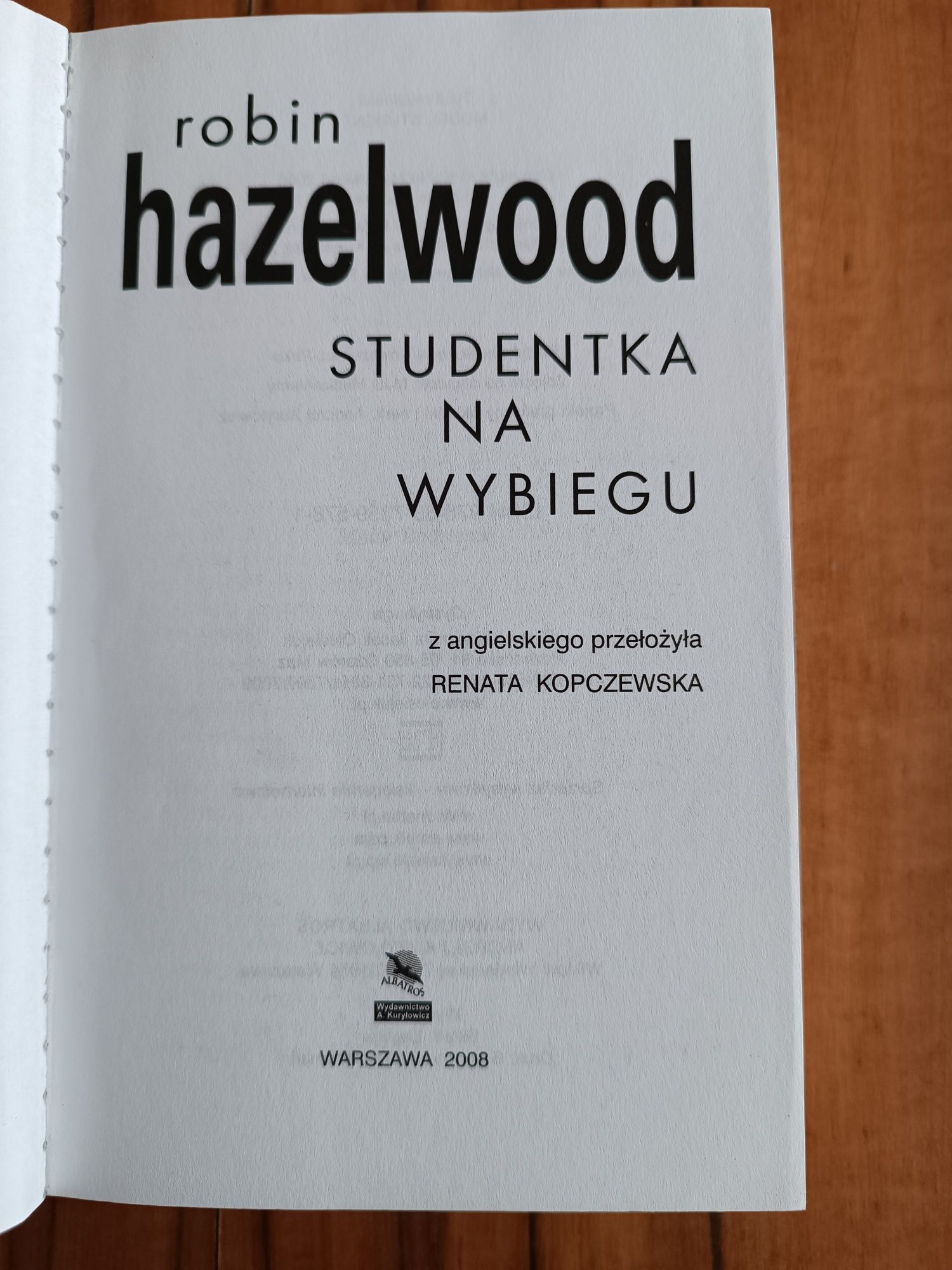 Studentka na wybiegu Robin Hazelwood