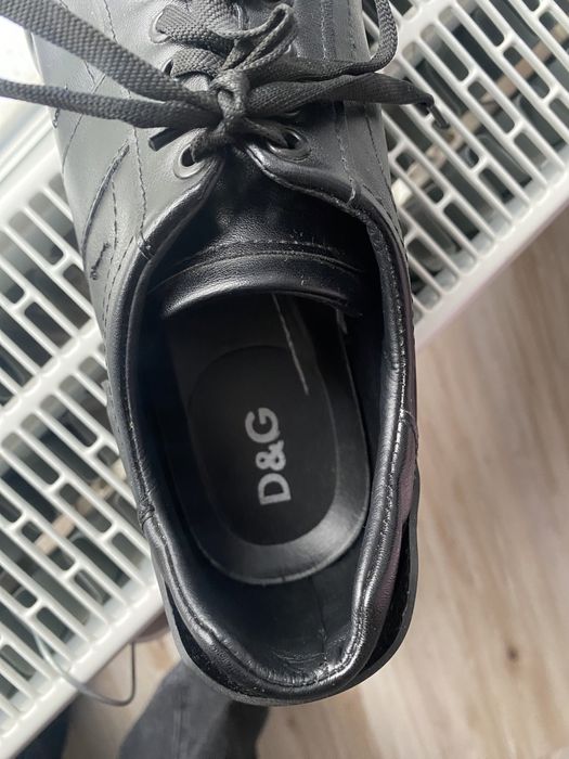 Чоловічі шкіряні кеди Dolce Gabana