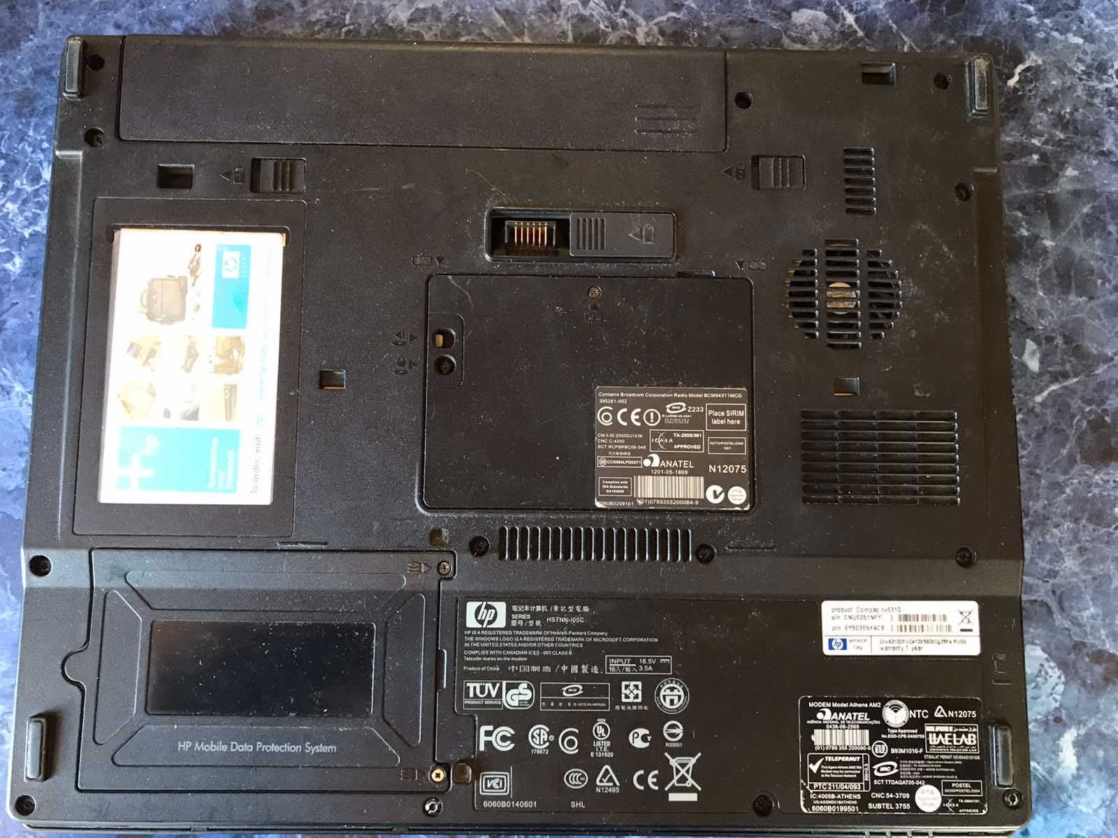 Ноутбук HP Compaq nc6320 и nx6320