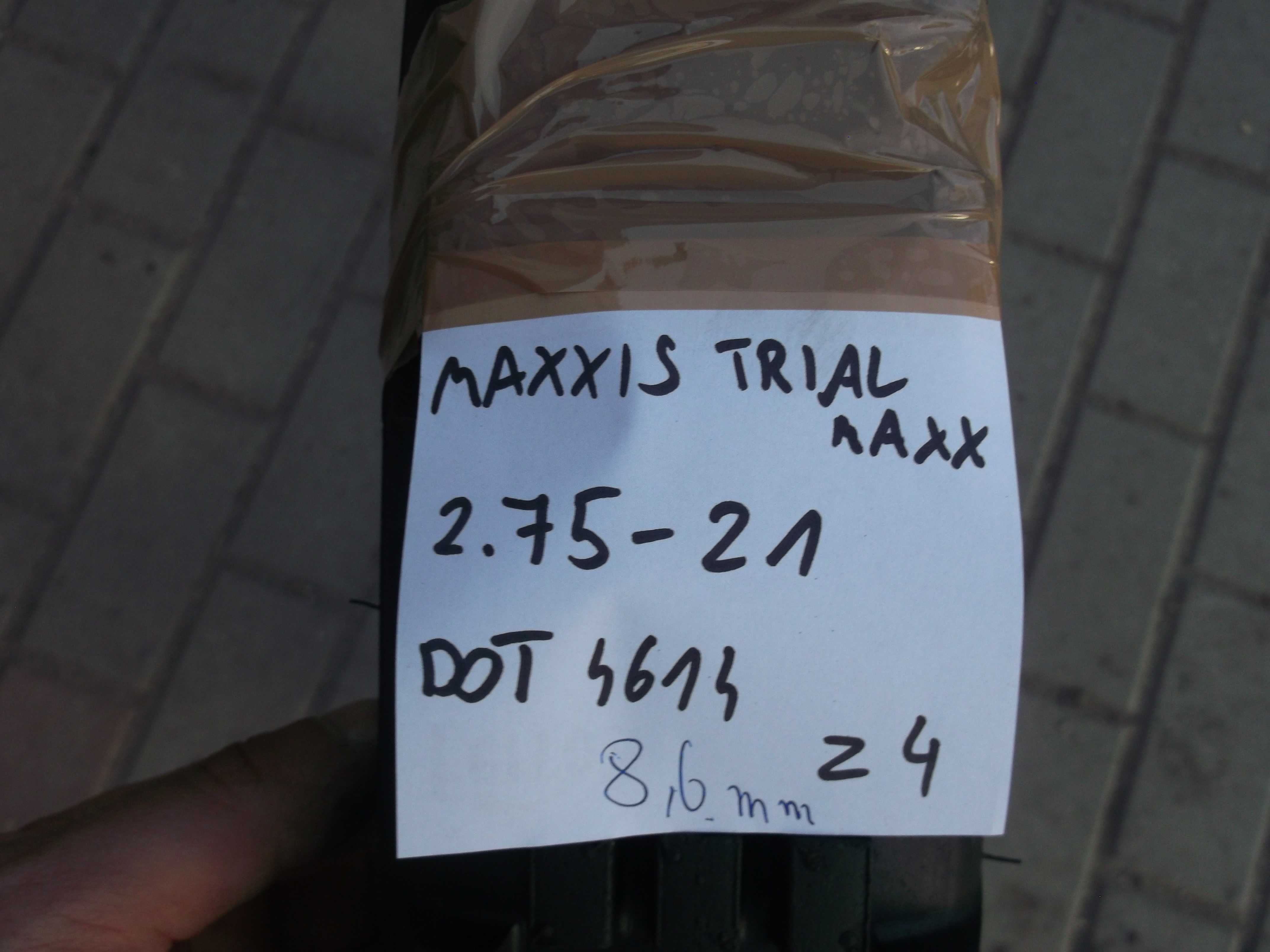 opona 2,75-21 Maxxis Trail Maxx	dot4614 8,6mm p. Nowa