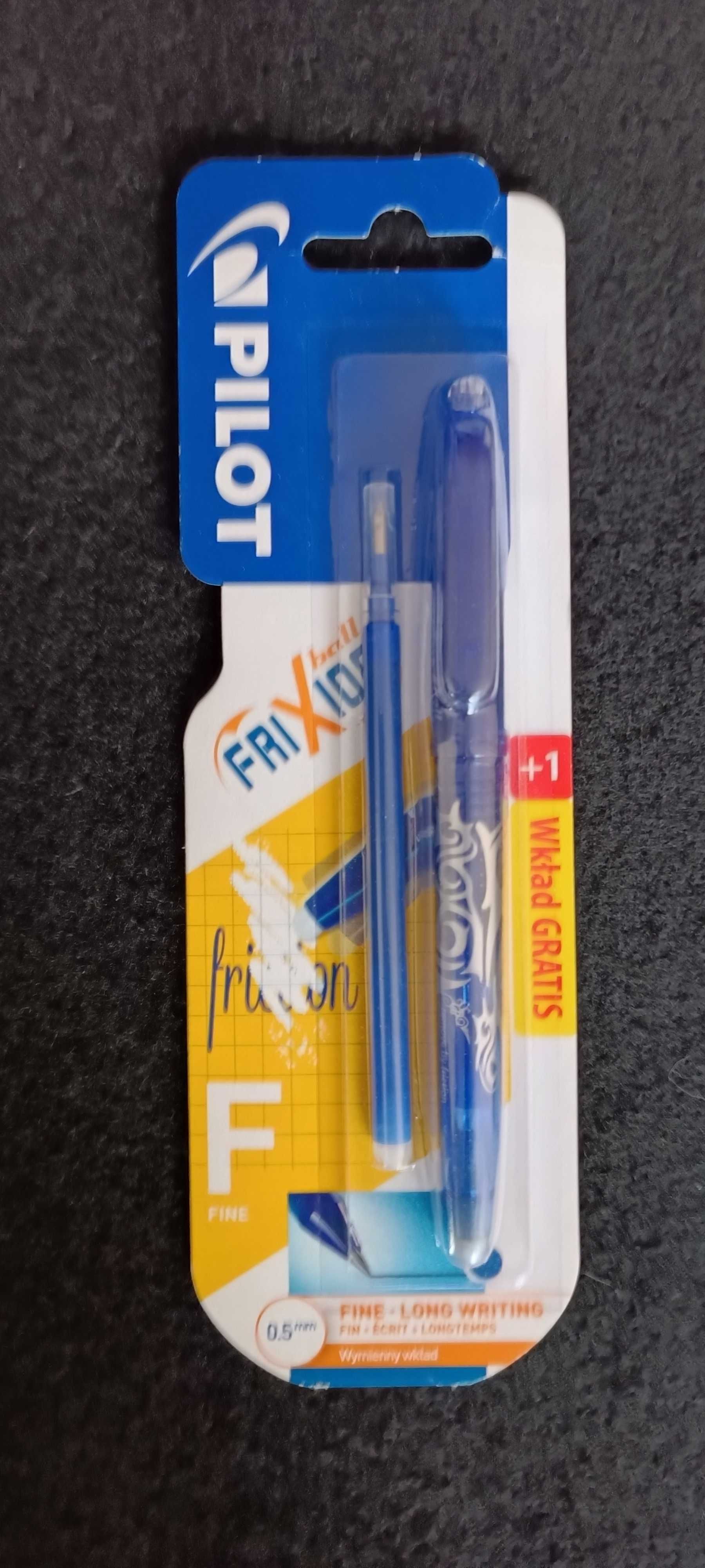 Zestaw PILOT - długopis FRIXION 0,5 mm + zapasowy wkład.