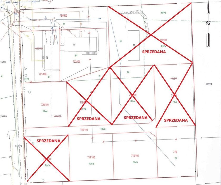 Działka budowlana 676 m2,możliwa większa, ostatnie, bez PCC!