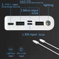 Power bank qc 3.0 QUICK CHARGE 2xUSB 8x18650