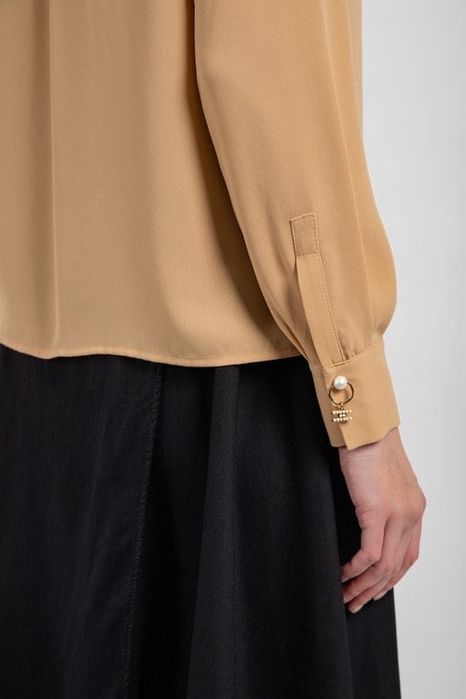 Блуза блузка Elisabetta Franchi оригінал оригинал рубашка бежевая