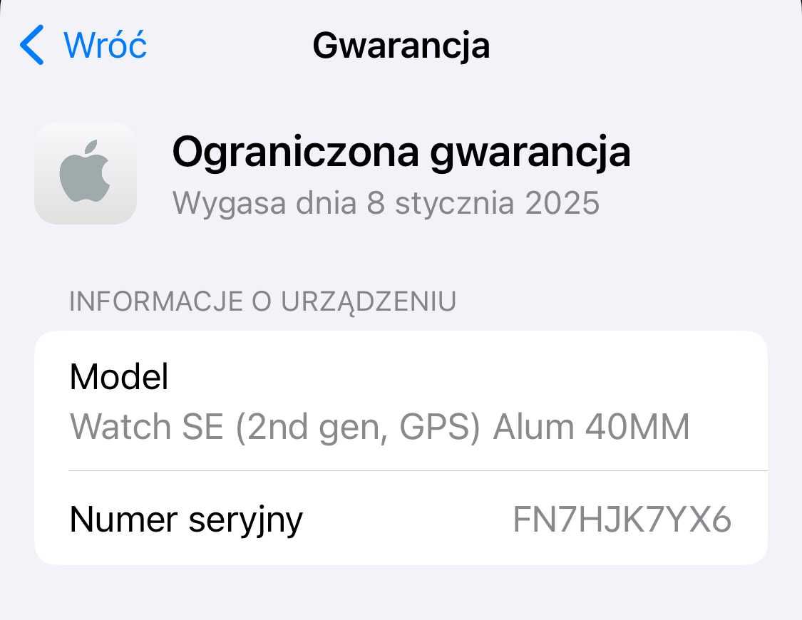 Jak Nowy! Apple Watch SE 2gen. 40mm. GPS Nike (Bat.100%), Gwarancja!