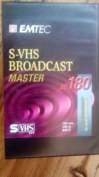 Kaseta video  S-VHS EMTEC  SE-180 Broadcast Master