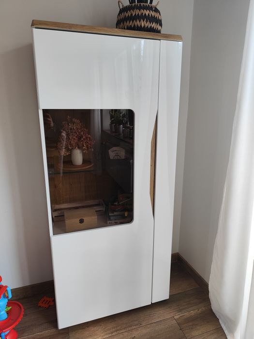 Witryna do salonu jadalni Boho skandynawska stan idealny