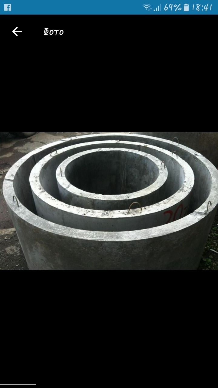 Кольца армированые для воды и канализации