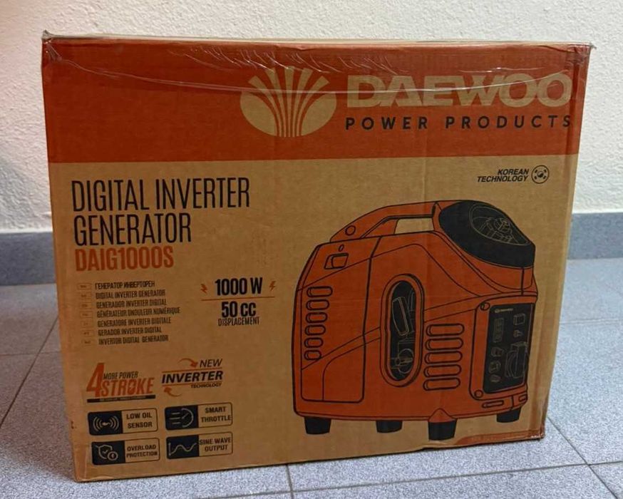 NOVO Gerador Inverter Daewoo 1000W 50 CC - DAIG1000S