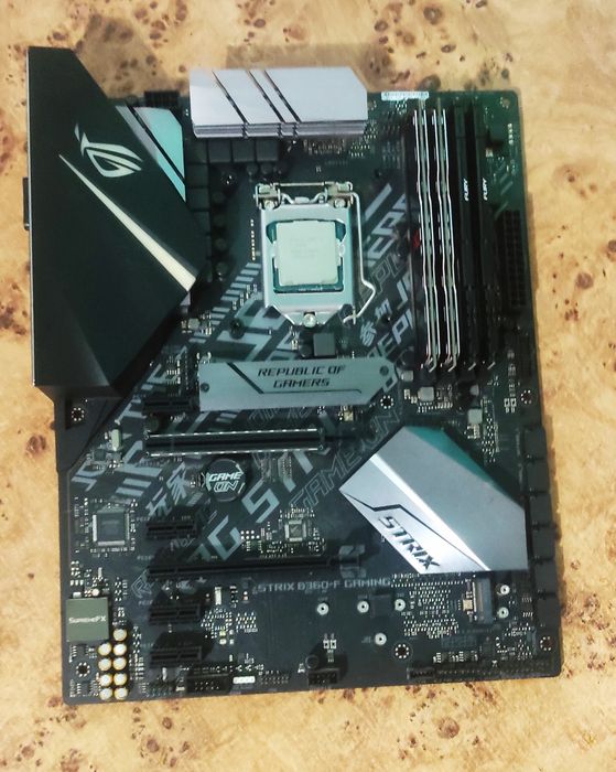 Комплект I7 8700k + Rog Strix B350F Gaming + 32gb ОЗУ