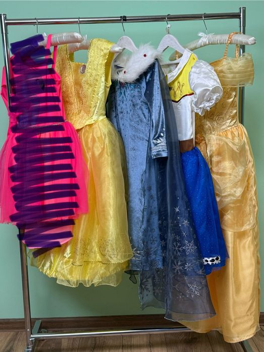 Дитячі святкові новорічні карнавальні сукні 5-6, 9-10 років