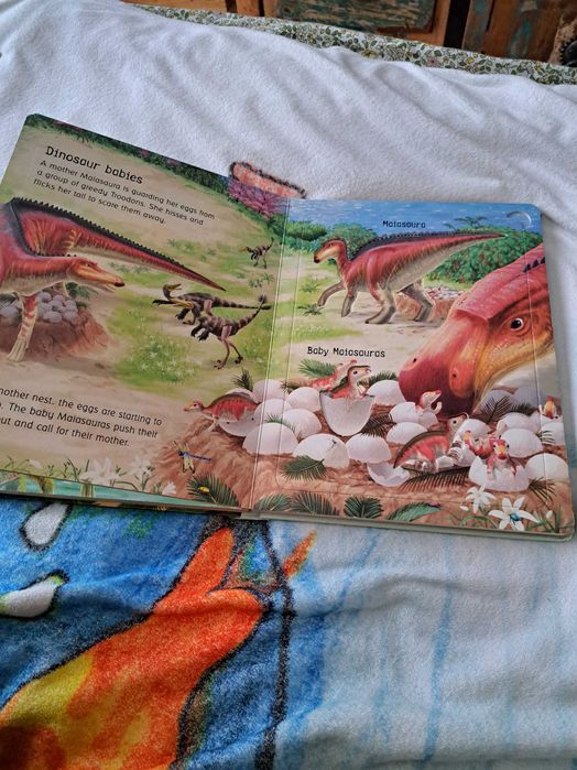 Dinosaur stencil book usborne książka dla dzieci po angielsku