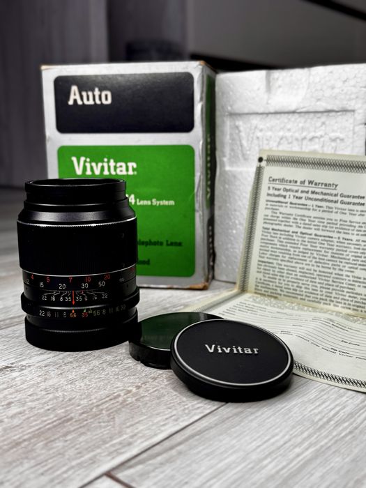 Vivitar 135mm f/3.5 T4 (змінний байонет)