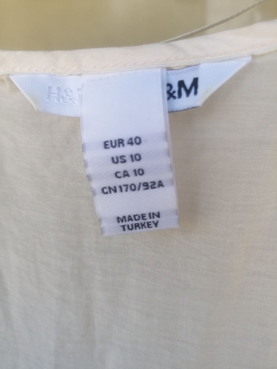 Zwiewna luźna mgiełka L h&m