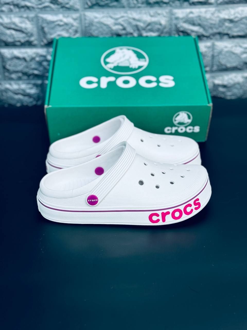 Женские Шлепанцы Crocs Белые Летние Шлепанцы Кроксы Жіночі Крокси