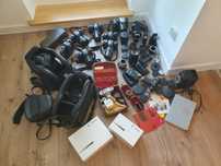 Leica Leitz Zestaw R8,R7,R6,R5,R4,R3 Summicron,Obiektywy,Akcesoria
