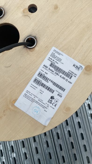 Кабель SOLAR 6мм2 LAPP,KBE,PRYSMIAN для сонячних панелей (Німеччина)