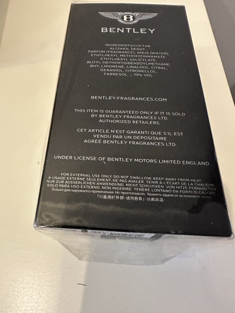 Perfumy męskie Bentley 100ml