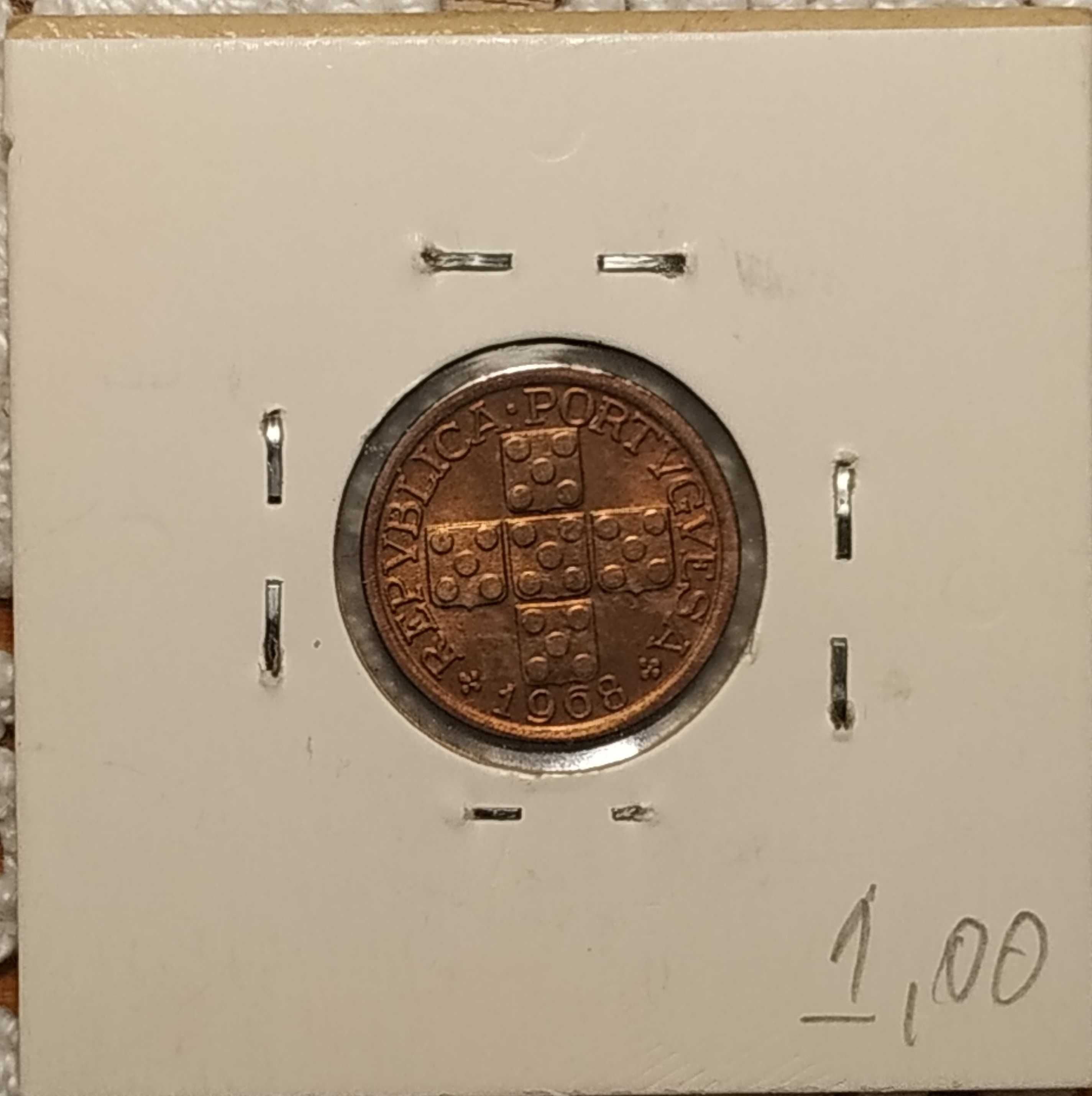 Portugal - moeda de 10 centavos de 1968