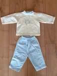Conjunto Polar: Camisola + Calças - 6 meses