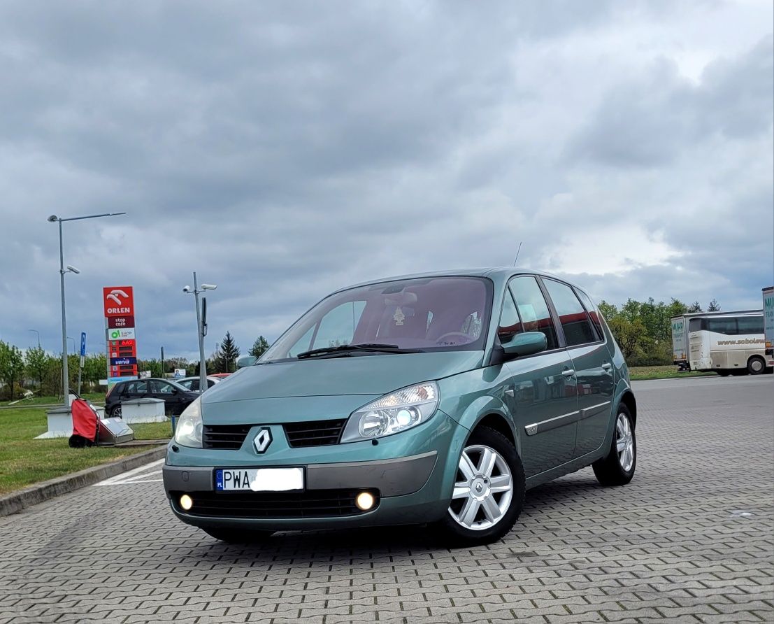 Renault Scenic II 2.0 Benzyna Automat Tempomat Navi Skóry Elektryka