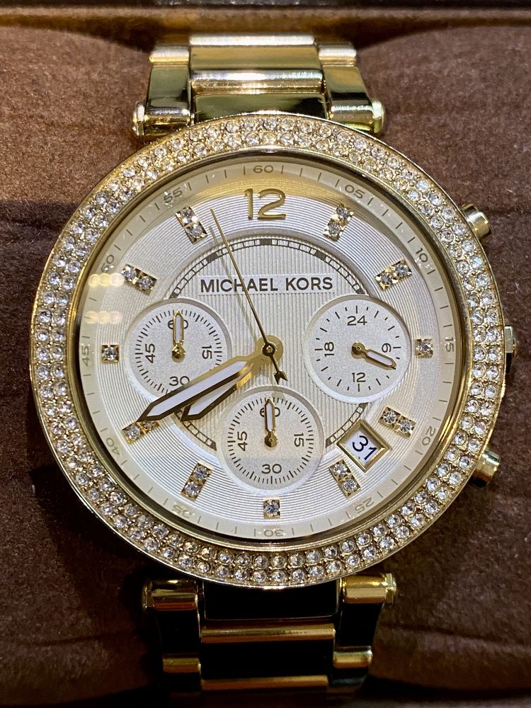 Oryginalny damski zegarek Michael Kors mk 5354, złoty