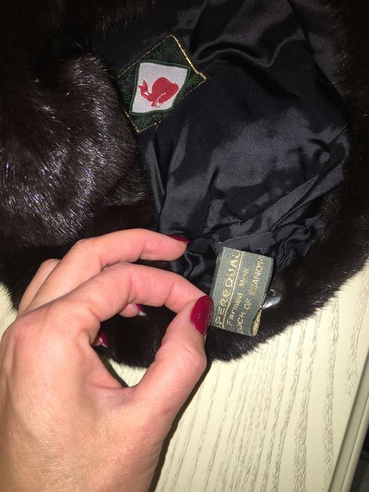 Шапка берет норковый 54-56 см ОГ