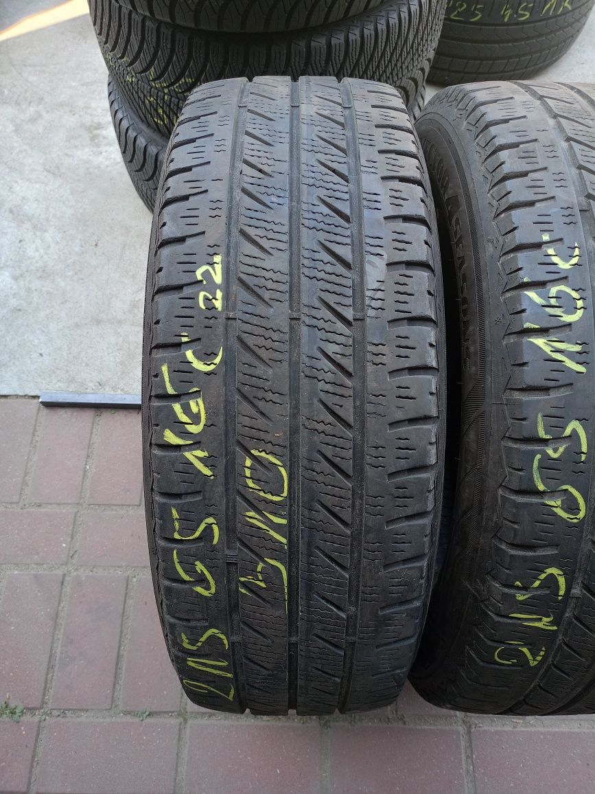 215/65r16c wielosezonowe 2szt Goodyear 310 zl