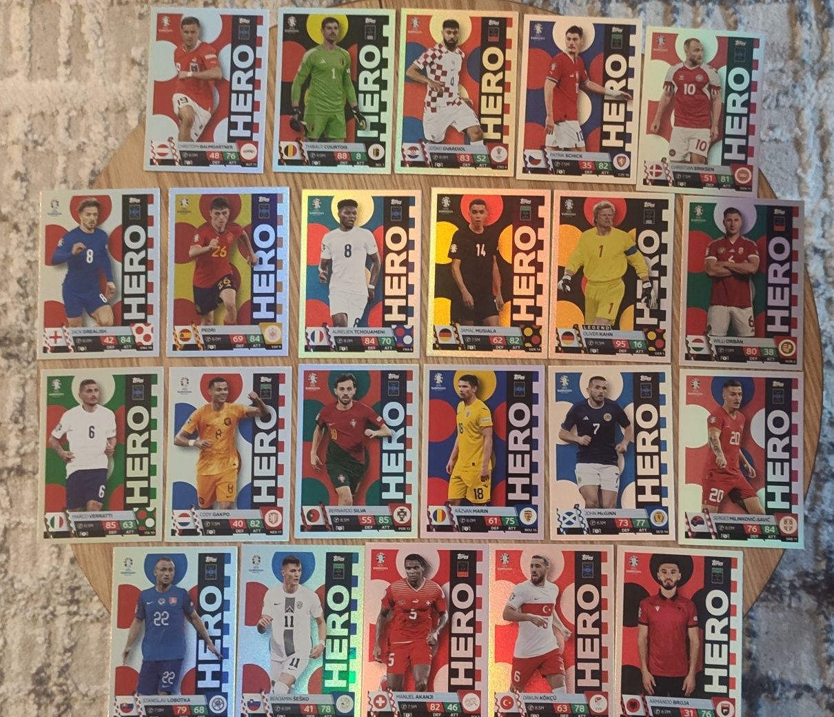 HERO karty topps euro 2024