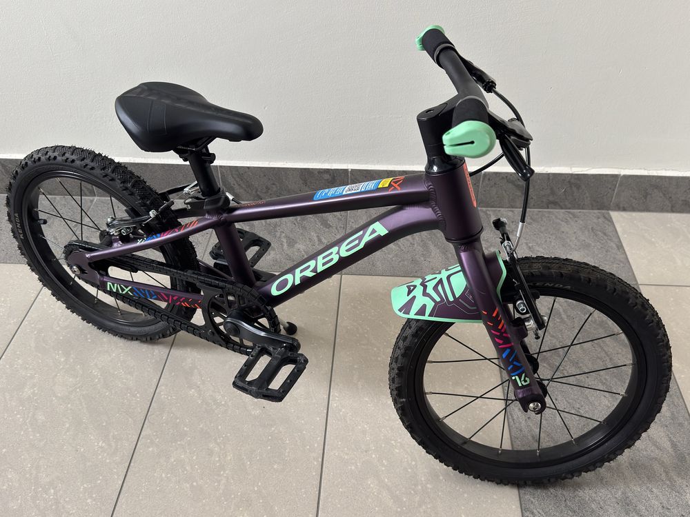 Rower dziecięcy Orbea MX 16 Purple Mint rowerek fioletowy