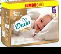 Pieluszki Dada Extra Care Jumbo bag rozmiar 3 4-9 kg 96 sztuk