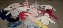 21 sztuk paka paczka ciuchów dla dziewczynki bluzy sweterki 92 98