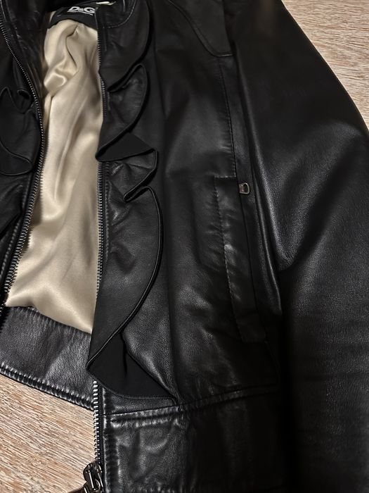 Kurtka skórzana D&G