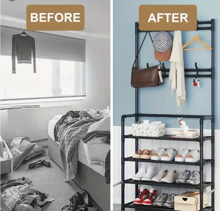 металева вішалка для взуття та капелюхів