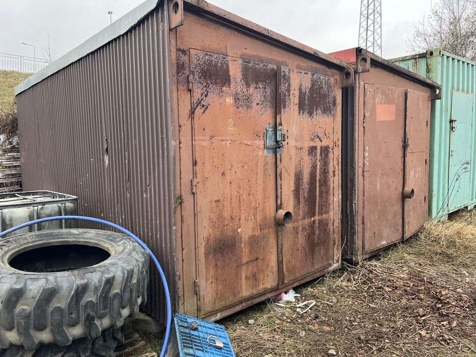 Kontener garaż magazyn budowlany 5m solidny