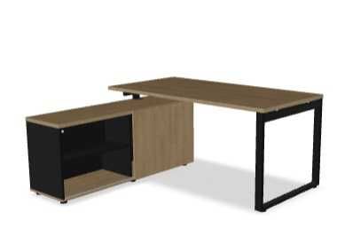 Biurko managerskie BOQL20 1600x1600x800 h740