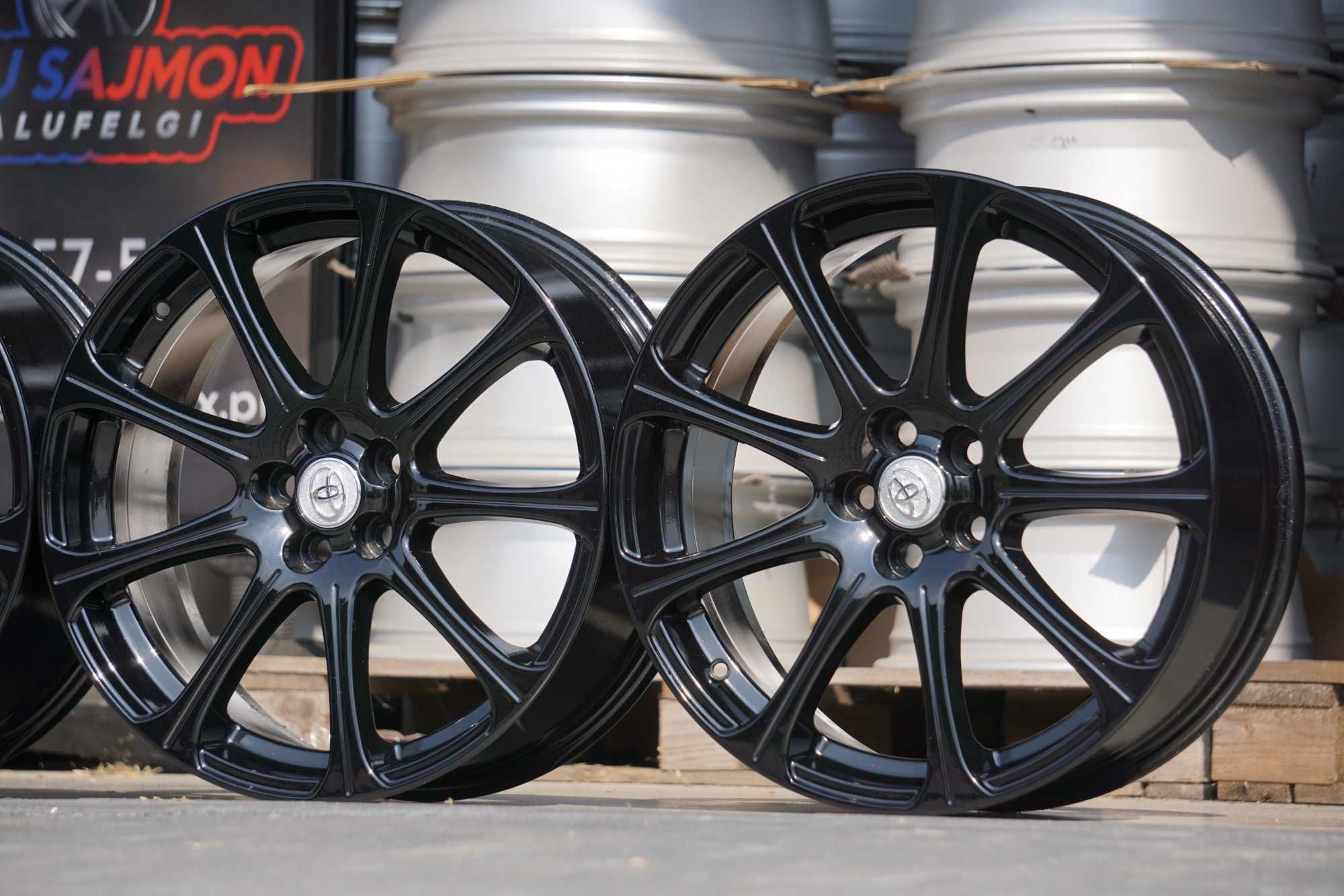 Alufgi oryginał Toyota 5x100 7,5Jx18 et45 cb54mm czarna perła