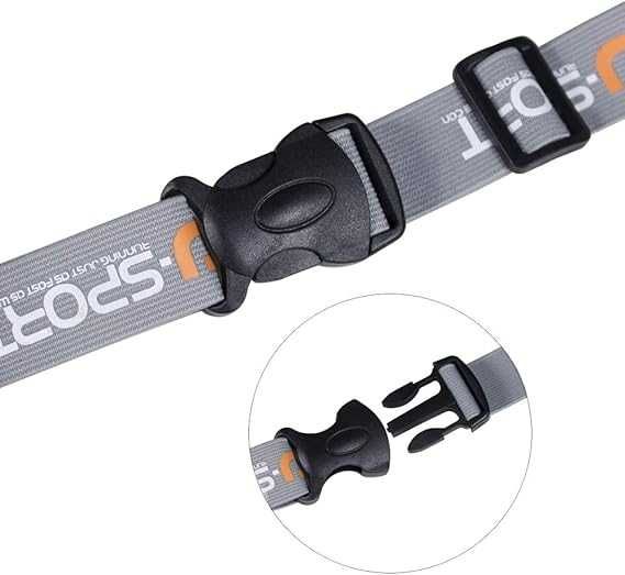 pas do biegania pasek na numer startowy race belt różowy rj sport