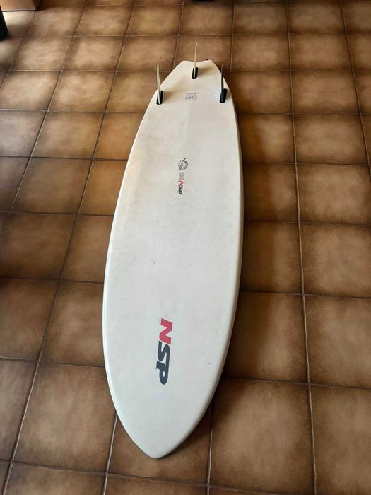 Deska surfingowa NSP 6.4 + komplet finów + leash + pad