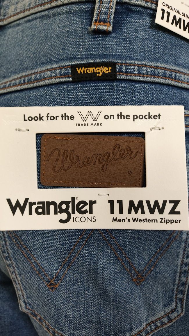 Wrangler 11MWZ 3 YEARS męskie jeansy ikona stylu 33/32 jak 34/32