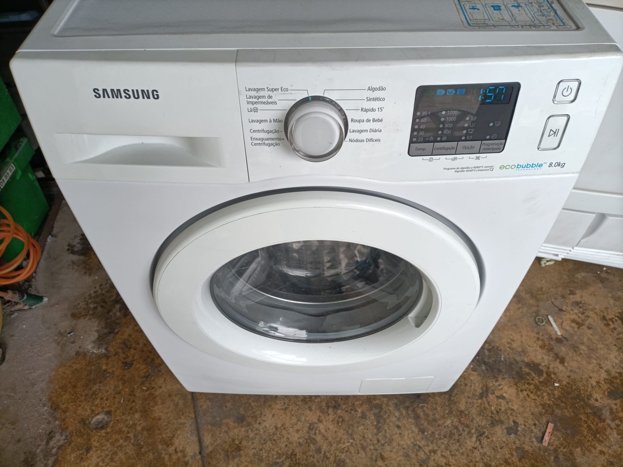 Máquina de lavar roupa Samsung 8kg