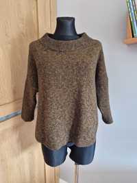 Oversizowey sweter z dodatkiem wełny French Connection rozmiar S/M