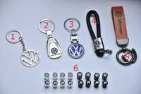 Брелок Volkswagen на ключи колпачки ниппель нипель Passat Golf