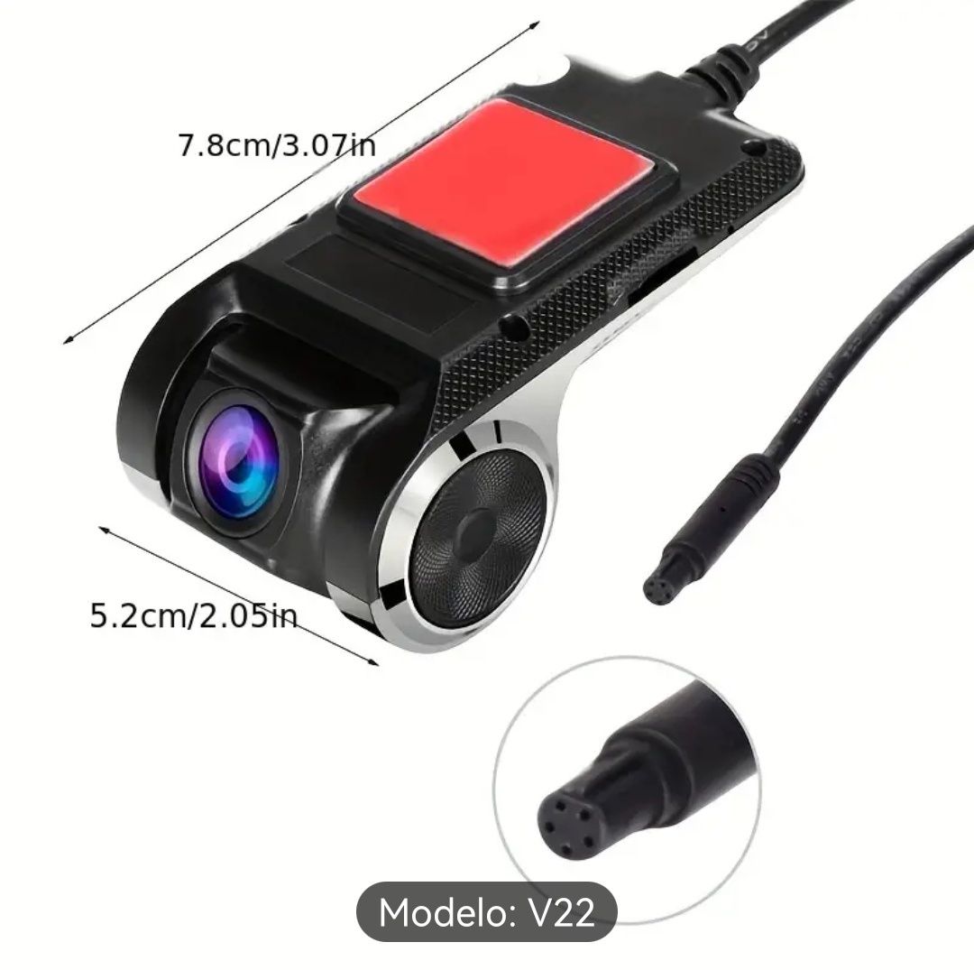 Dashcam para Rádio Android 720p