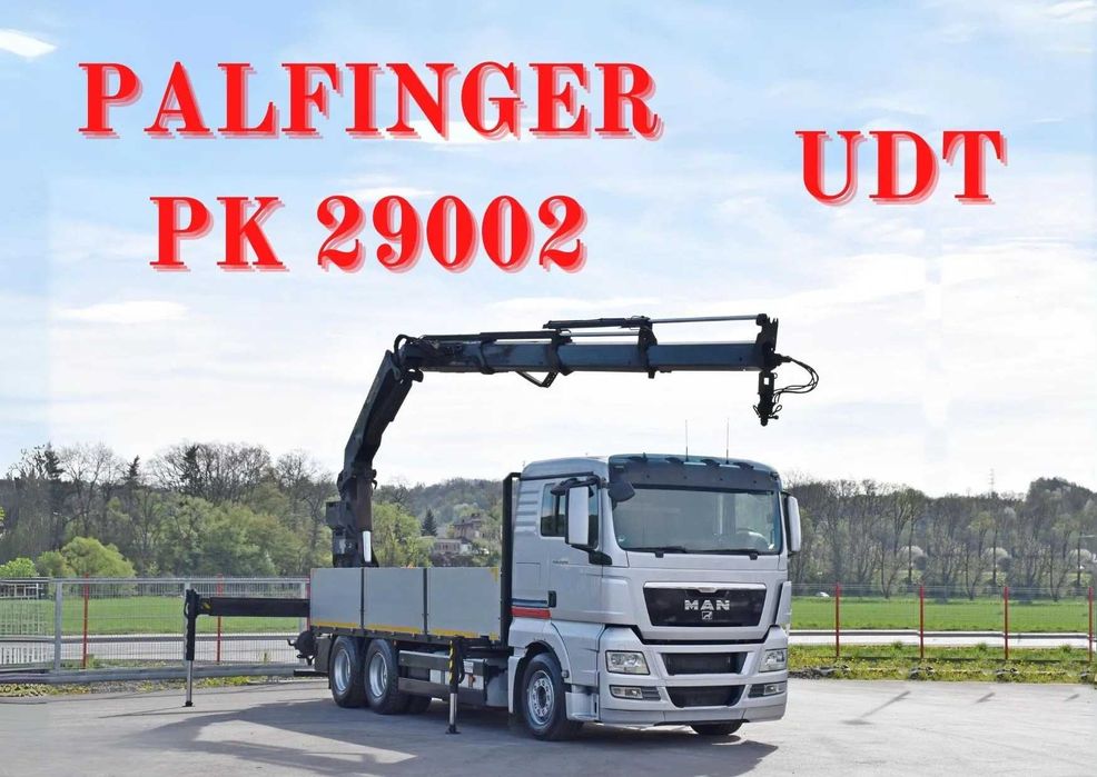 Бортовий MAN TGX 26.440 кузов 6,4м кран маніпулятор Palfinger PK 29002