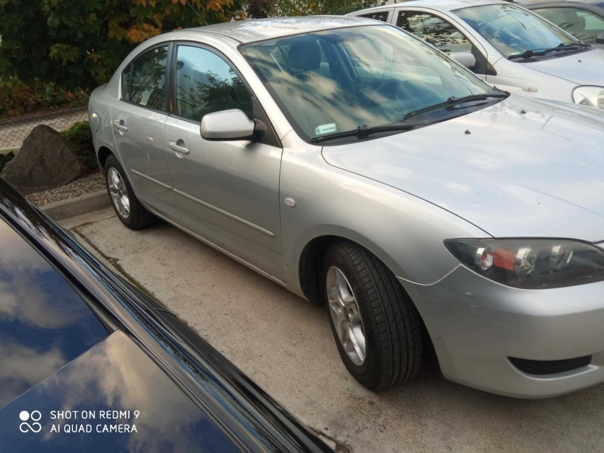 Mazda 3 na części srebrna silnik 1.6 maska/drzwi/zderzak/skrzynia