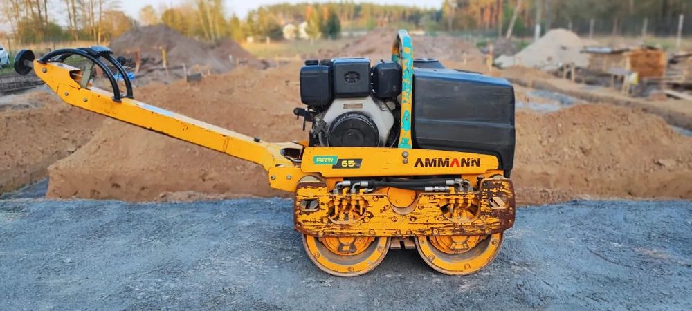Ammann ARW 65 DY 680kg  Stan bardzo dobry, rozruch elektryczny, dwa zakresy wibracji