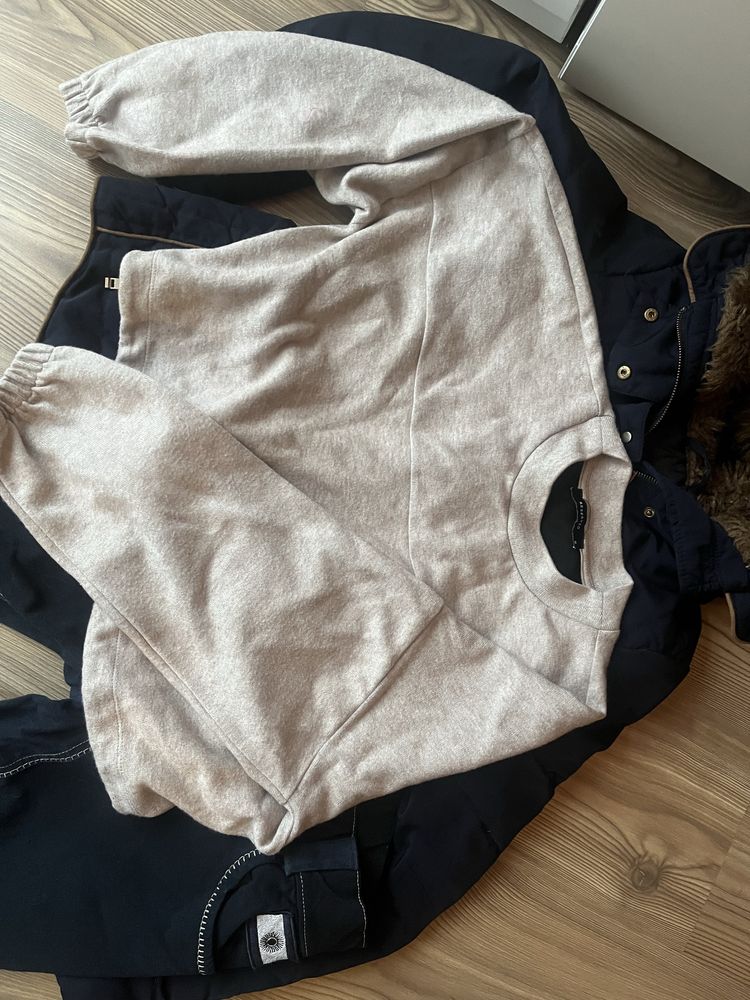 Zestaw kurtka jeździecka + bryczesy + bluza