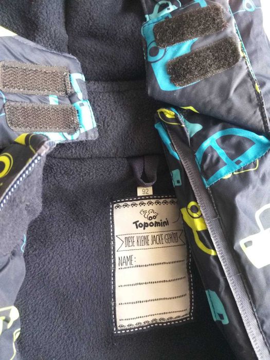 Теплий комбінезон фірми Topolino на хлопчика 92 розм. (1 - 2,5 років)